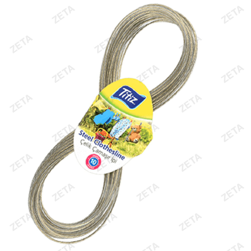 Веревка бельевая металл 10 м. № TP-448 - изображение 1