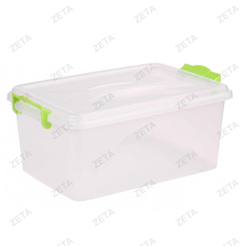 Контейнер с ручками 7,5 л. прямоугольный № М428 - изображение 1