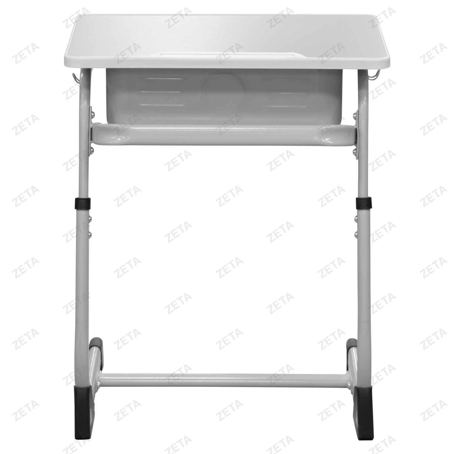 Парта школьная 1-местная + 1 стул, регулируемая №KZ-116 (серый) (ВИ)