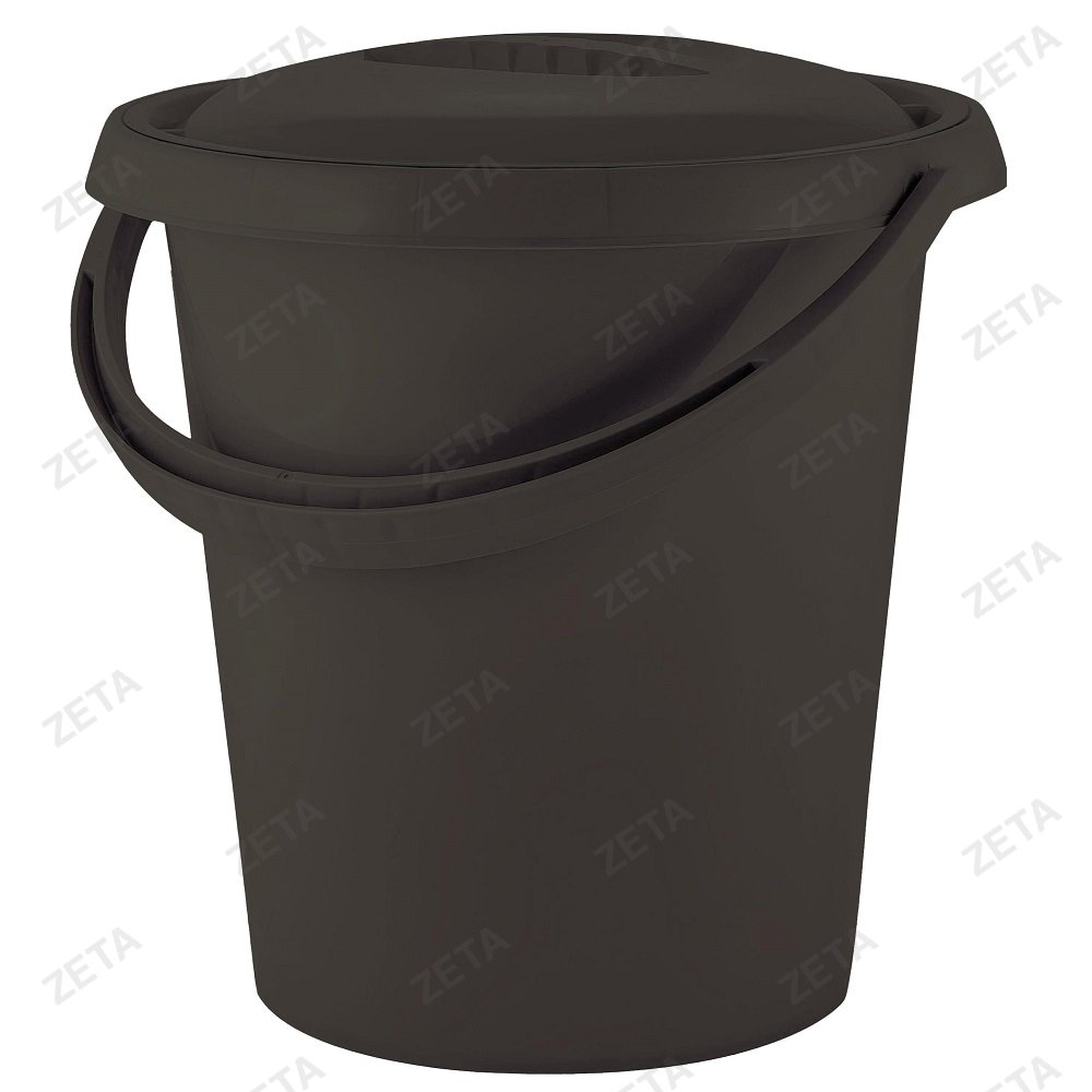 Ведро 12 л. с крышкой Rock'n'Roll