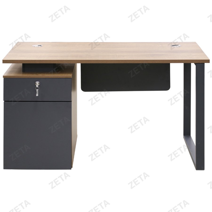 Стол OZ9116120000ST (коричневый дуб/темно-серый) (ВИ)