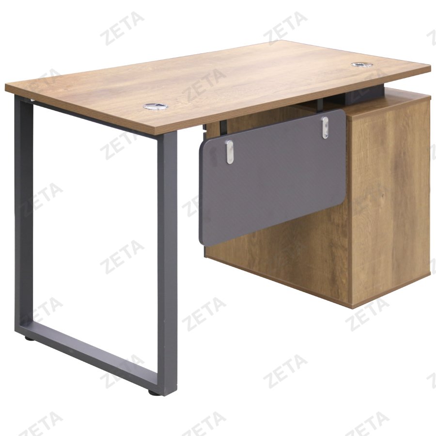 Стол OZ9116120000ST (коричневый дуб/темно-серый) (ВИ)