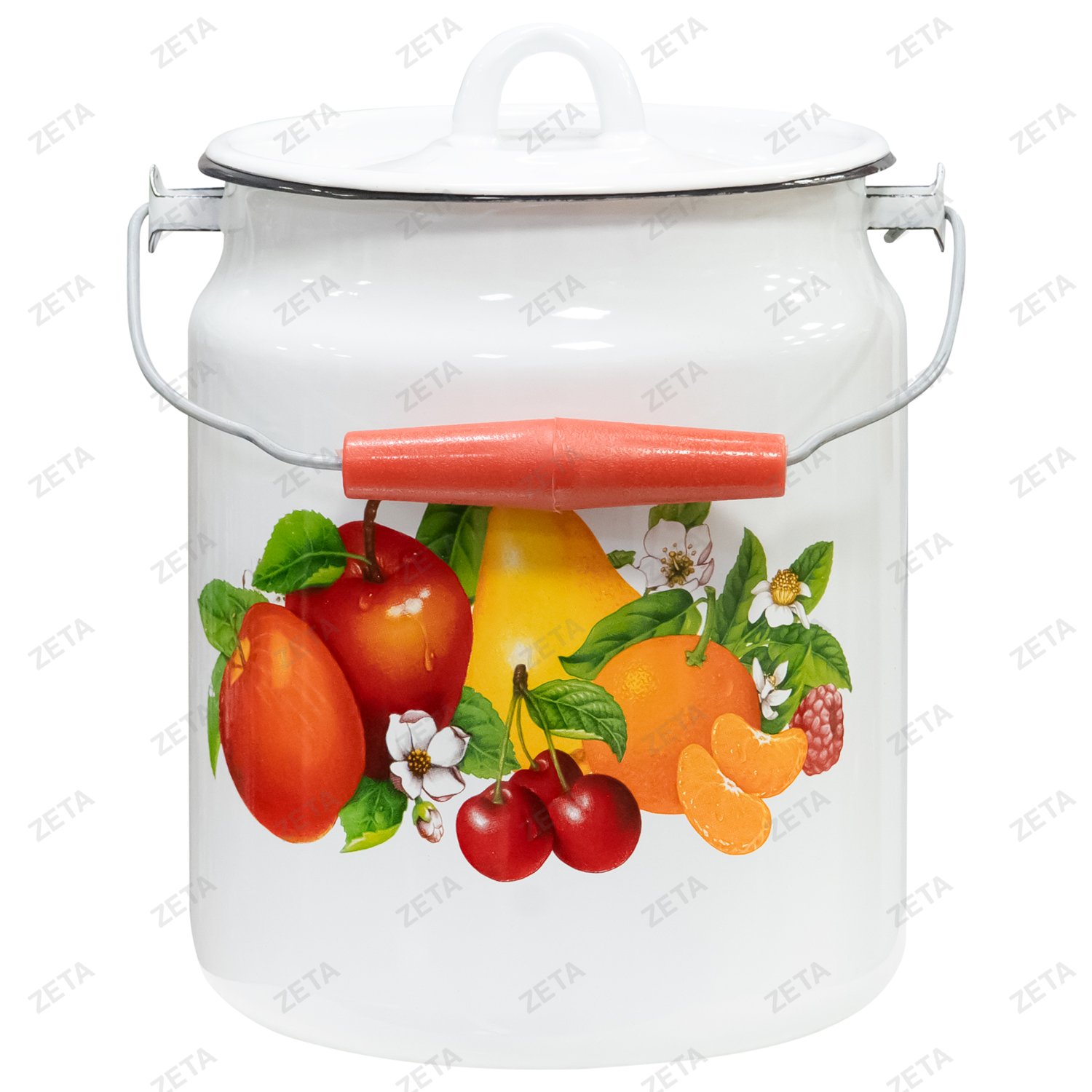 Бидон с крышкой 3 л с рисунком №159 (Узб) - изображение 1