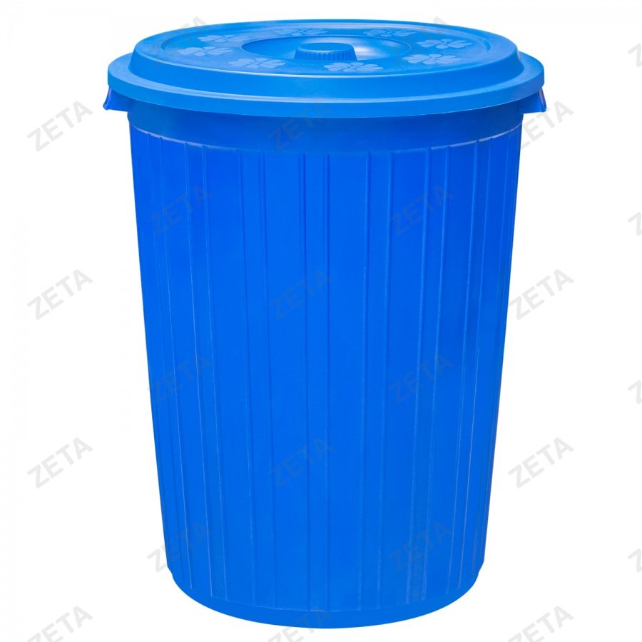 Мусорный бак с крышкой, цветной (75 л.)