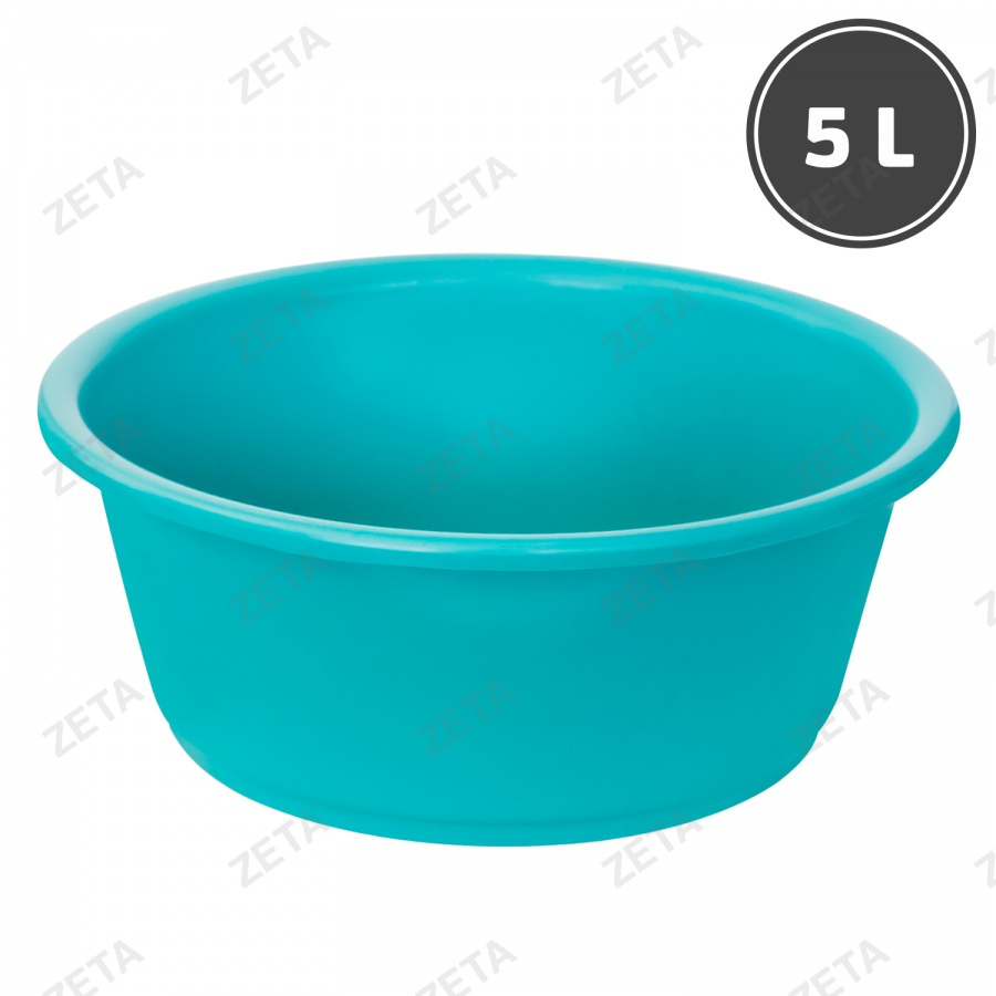 Таз пластиковый, цветной (5 л.)