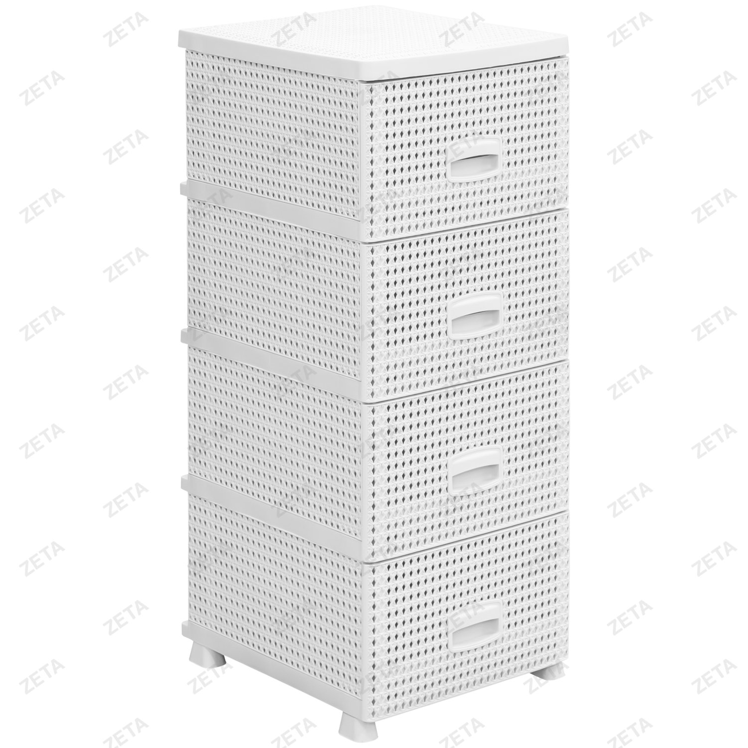 Комод 4-х секционный (белый) (Urgut-Уз) - изображение 1