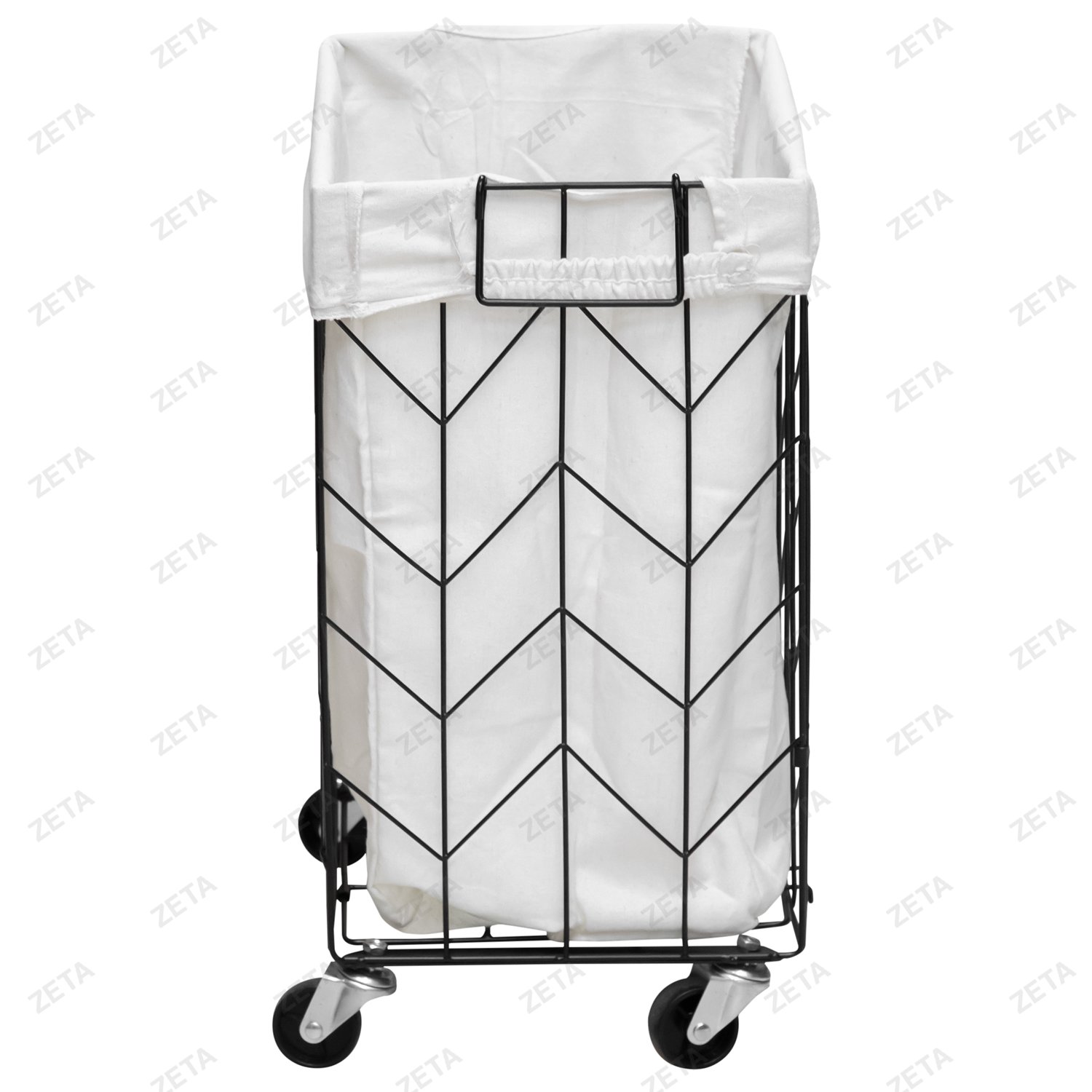 Корзина для белья на колесиках №LH21-479 (ВИ) - изображение 3
