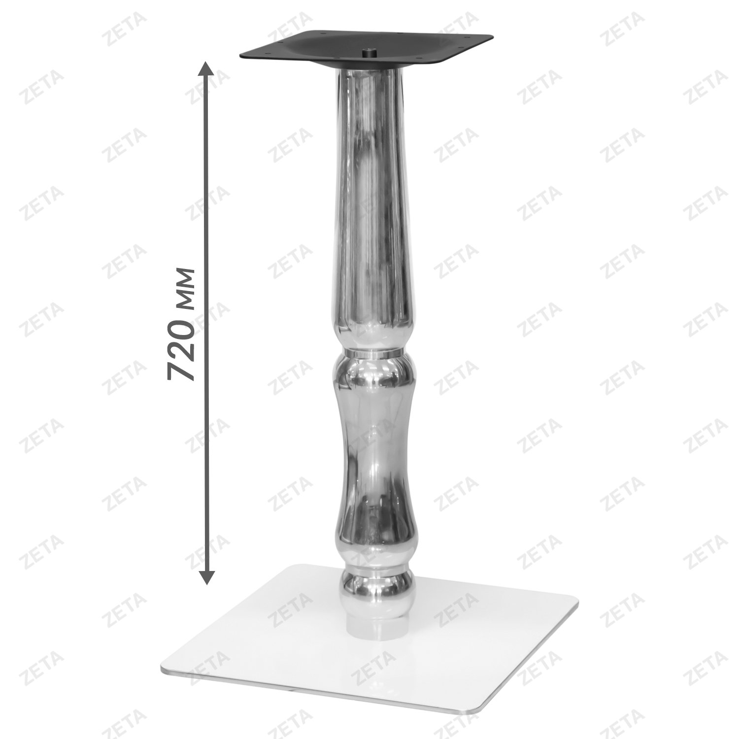 Ножка для стола хромированная №А08-400400 + В06