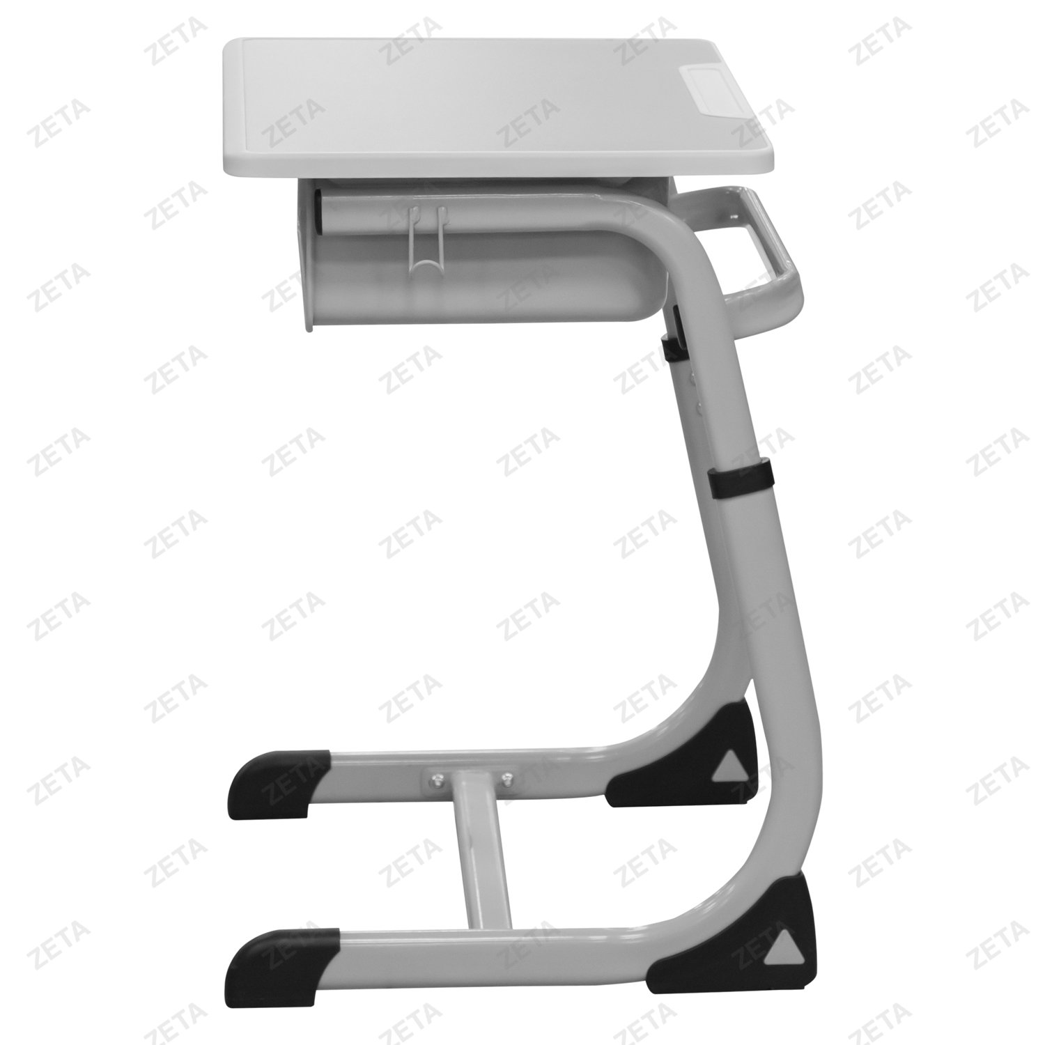 Парта школьная 1-местная + 1 стул, регулируемая №KZ-116 (серый) (ВИ)