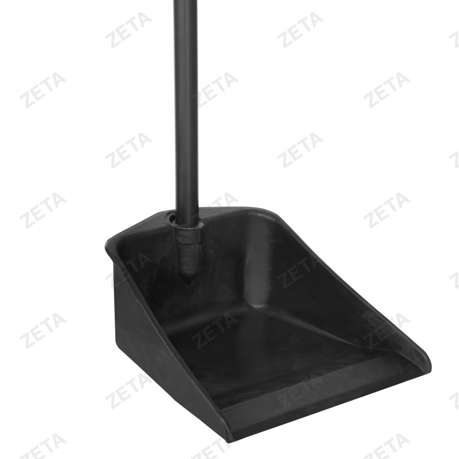 Совок с ручкой (чёрный)