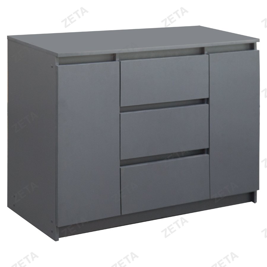 Комод "Денвер" 6 ящиков №00-00112807 (графит серый) (РФ)