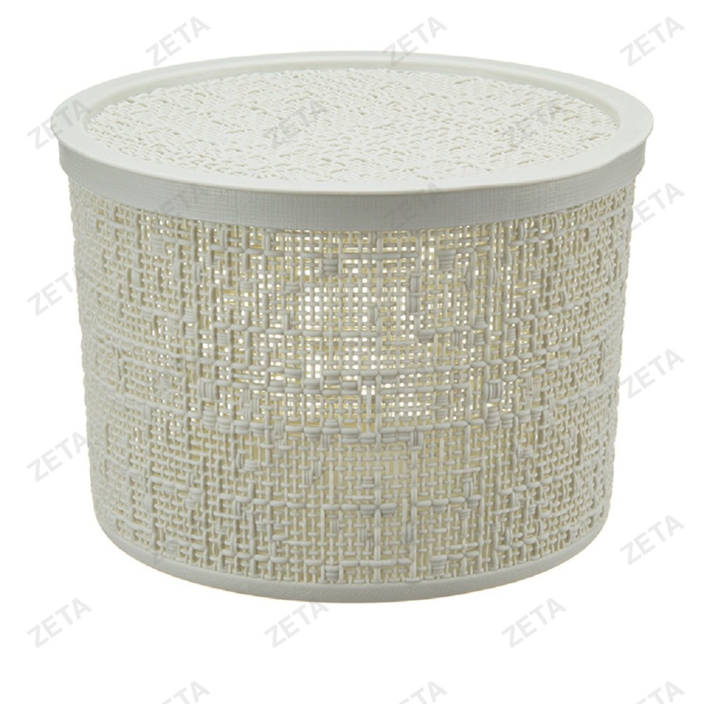 Коробка с крышкой d 22 4,5 л. "Бязь"