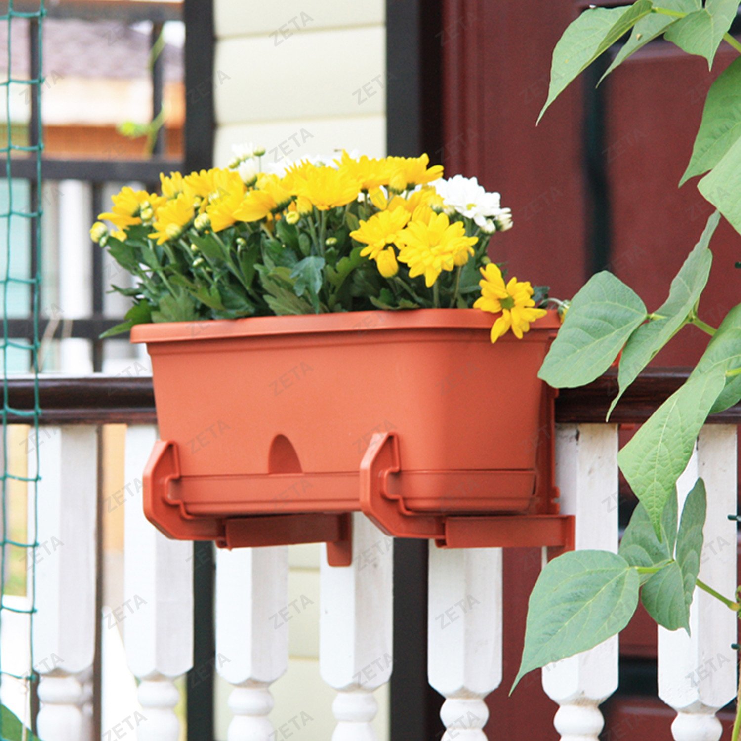 Балконный ящик 600 мм. с поддоном М 3221