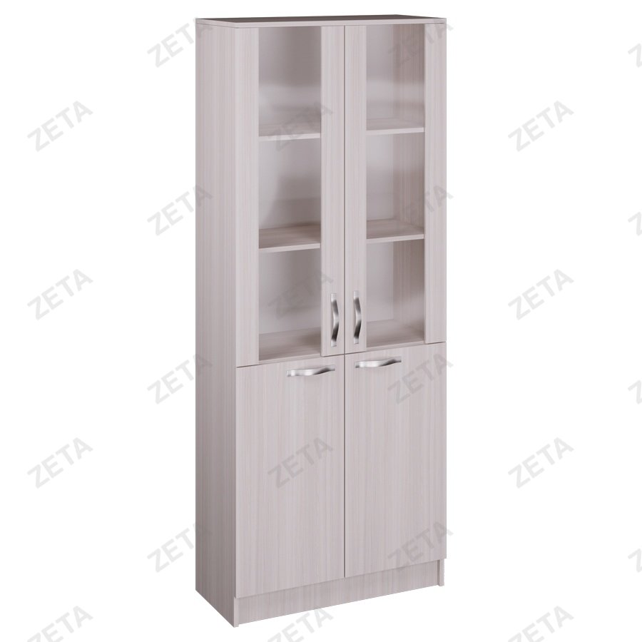 Стеллаж полузакрытый "КУЛ-124" (со стеклом)