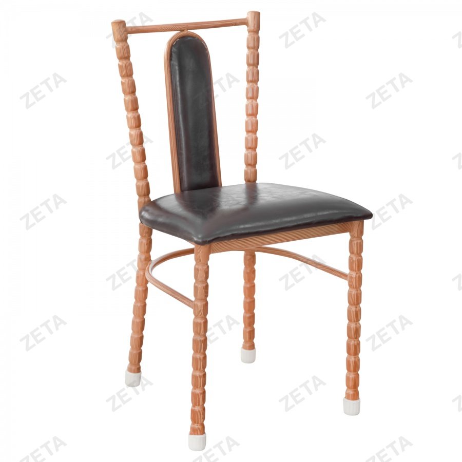 Стул "Мод.151" (покраска под дерево и вальцованная труба)