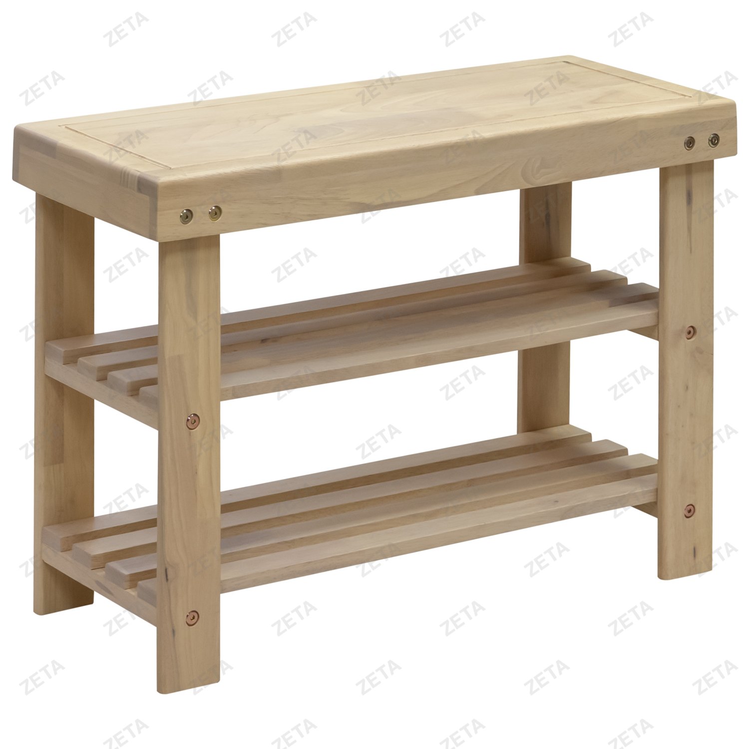 Подставка для обуви с сиденьем (натура) (Вьетнам)