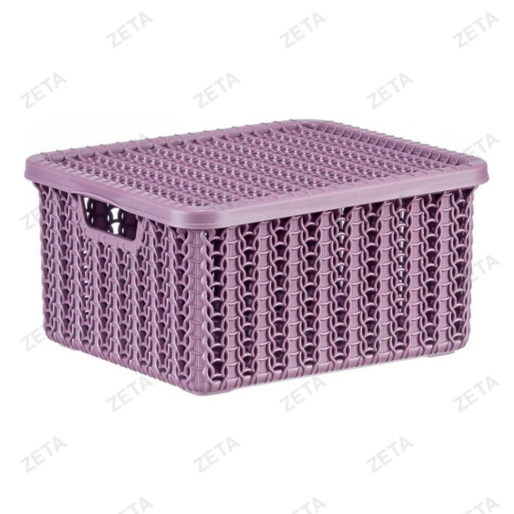 Коробка с крышкой 1,5 л. "Вязание", модель М 2368