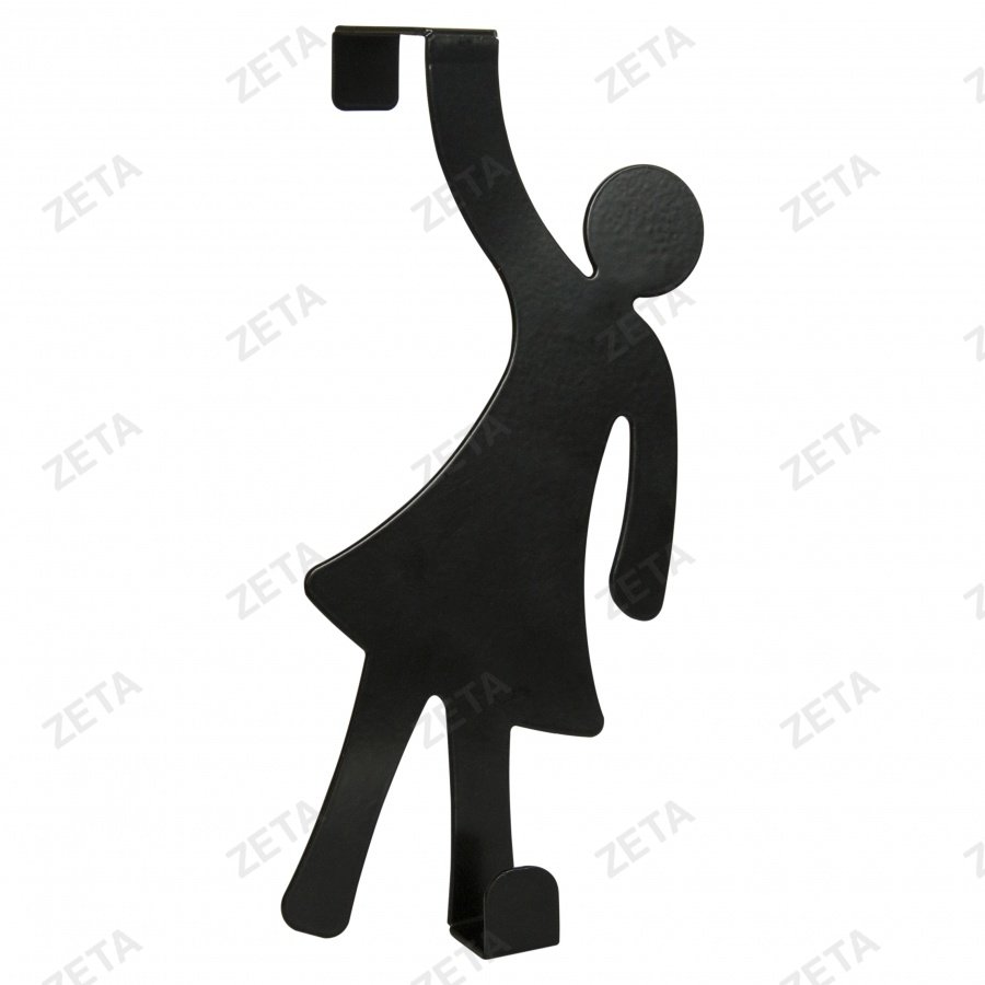 Крючок навесной, металлический "Девочка" - изображение 1