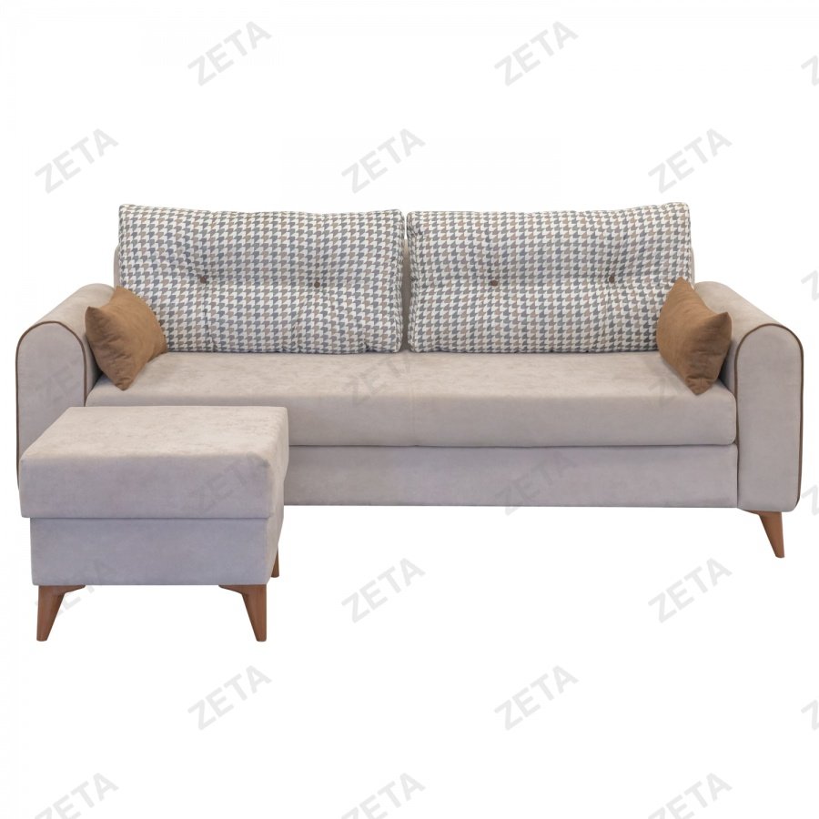 Диван "Сатира" (2200*870*840 мм.) с пуфиком