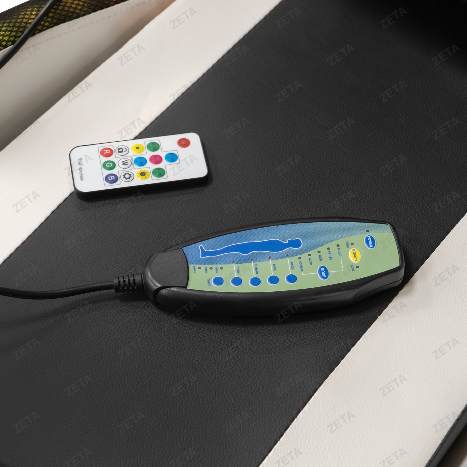 Кресло GM-2023 (черный / белый) (ВИ)