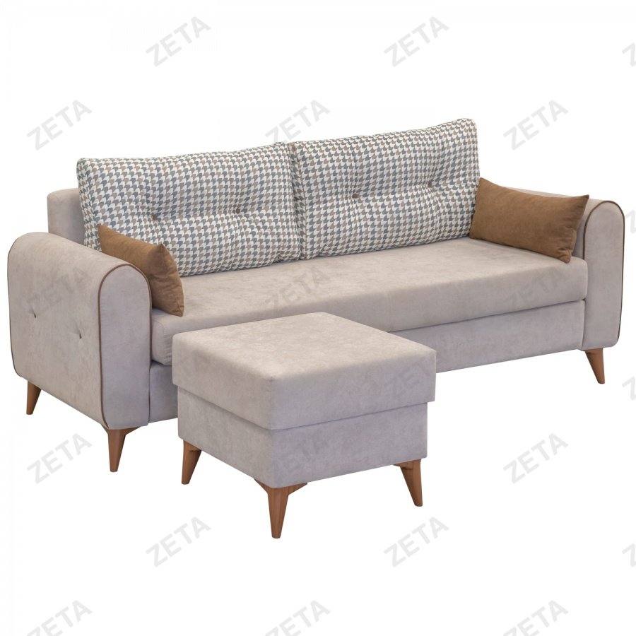 Диван "Сатира" (2200*870*840 мм.) с пуфиком