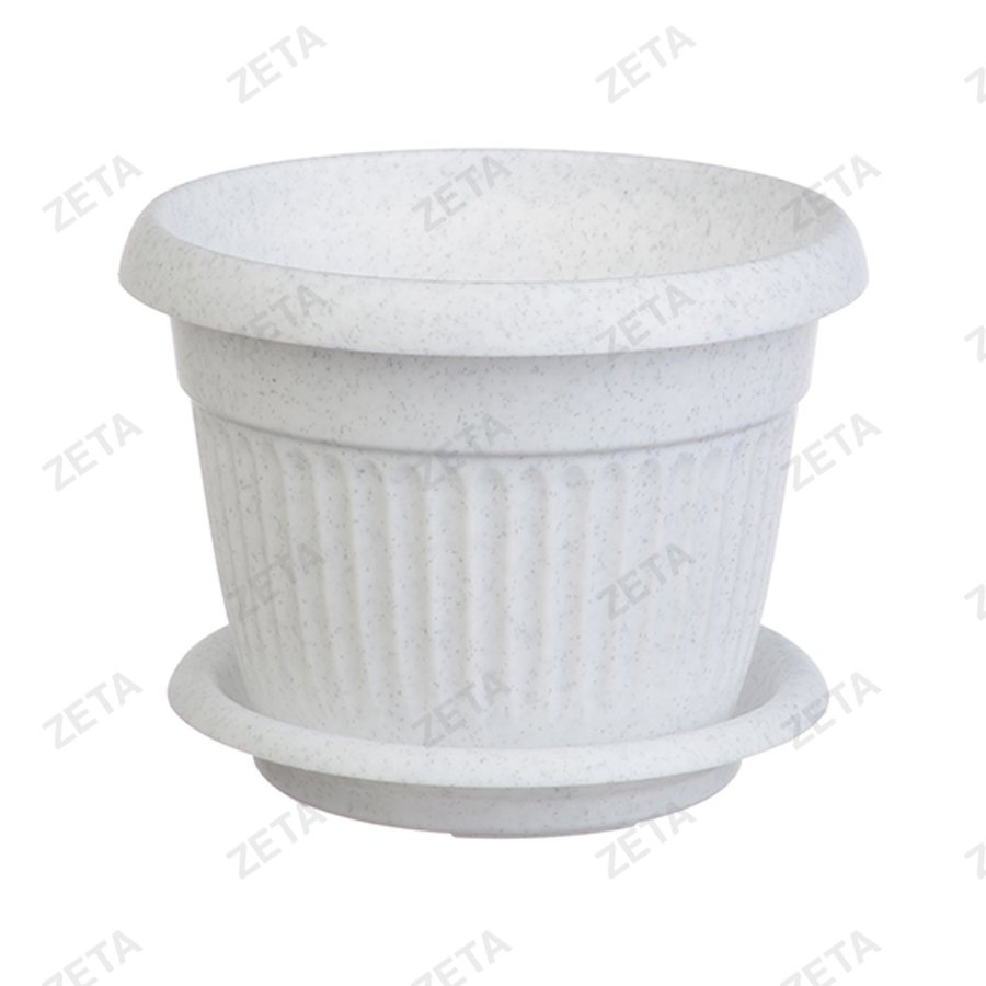 Кашпо 7,4 л. d280 мм. с поддоном "Ливия" №М 3021