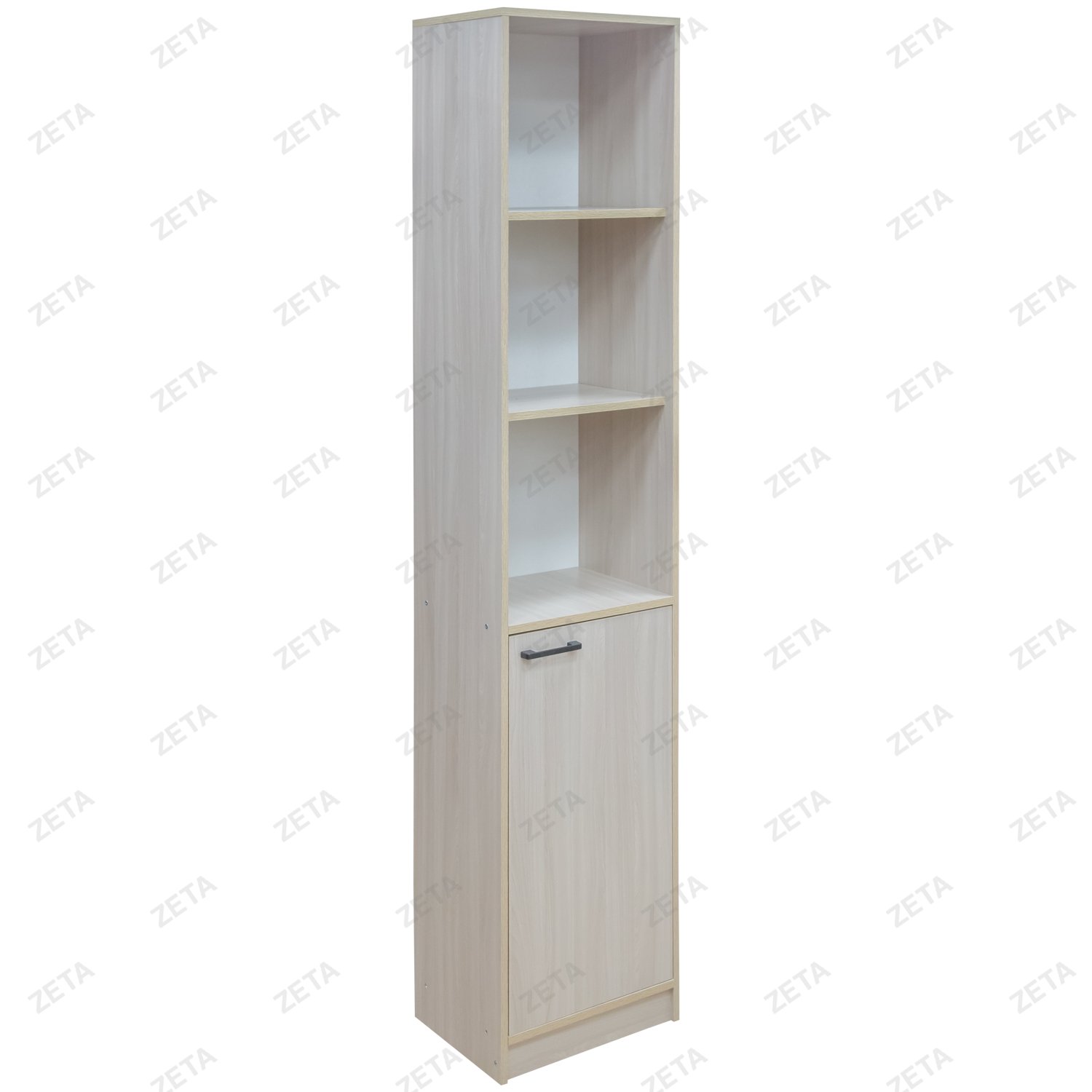 Стеллаж узкий полузакрытый "КУЛ-121" (ясен шимо светлый) (Т)