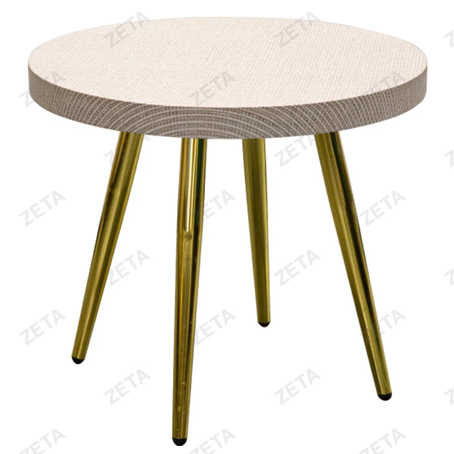 Стол журнальный "Джино" (диаметр 500 мм, толщина 40 мм, ножки DS-A 1401)