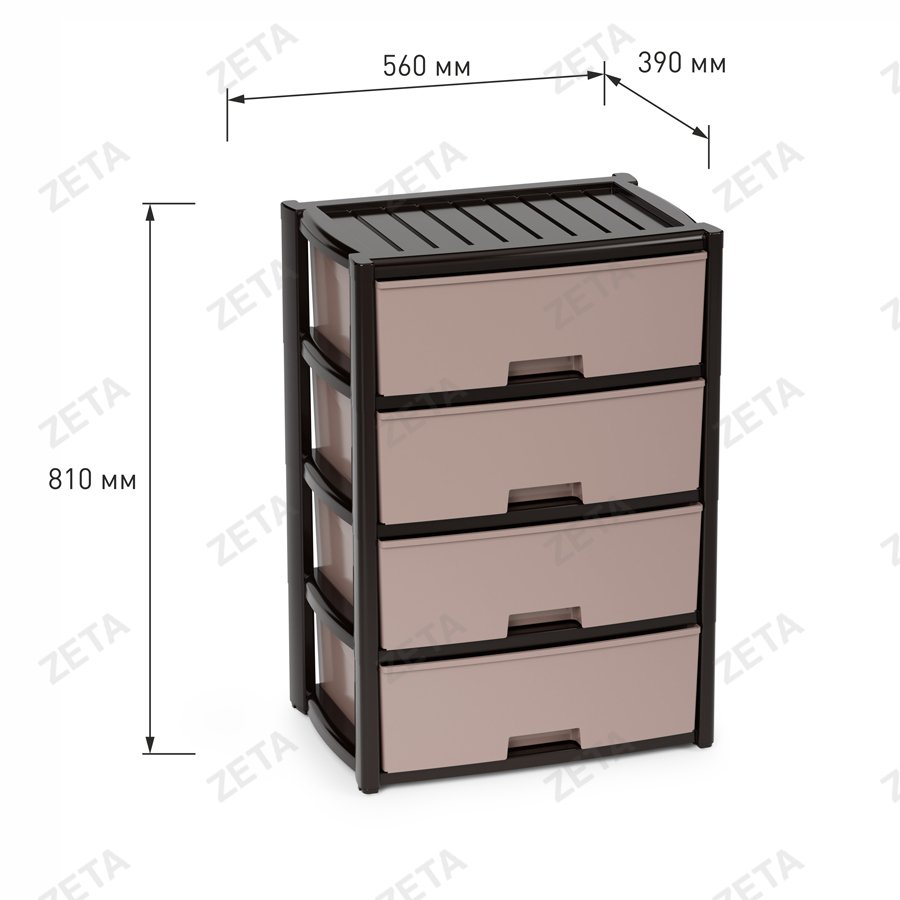 Комод 4-х секцион Колорит широкий