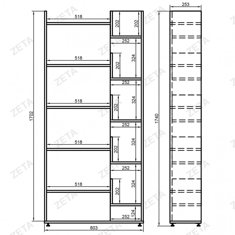 Стеллаж "КУЛ-410"