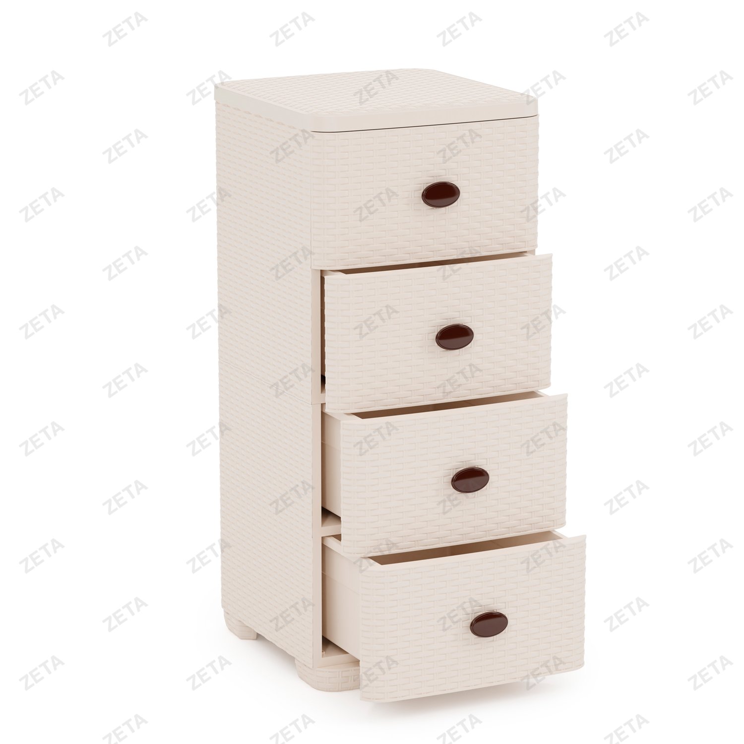 Комод 4-х секцион "Плетенка" № М2434