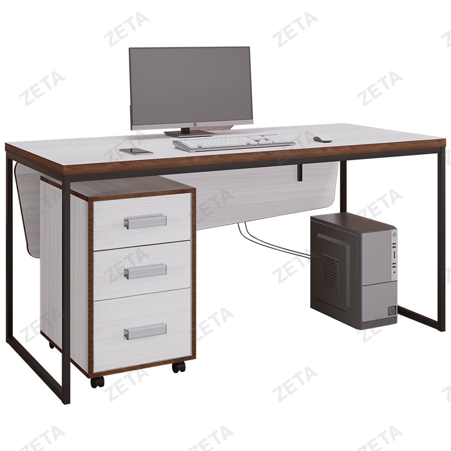 Стол с тумбой "Лофт" (1400/1600*700 мм.)