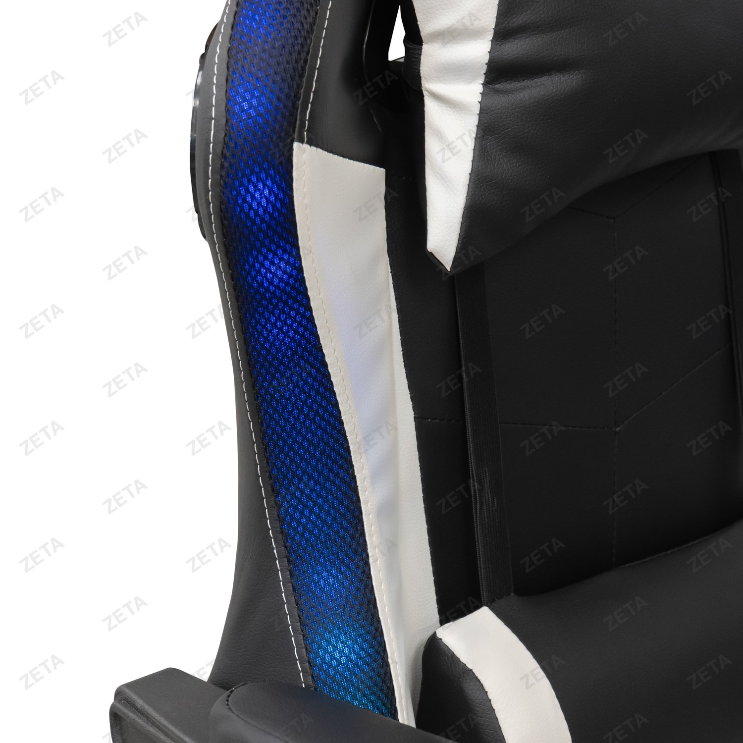 Кресло GM-2023 (черный / белый) (ВИ)