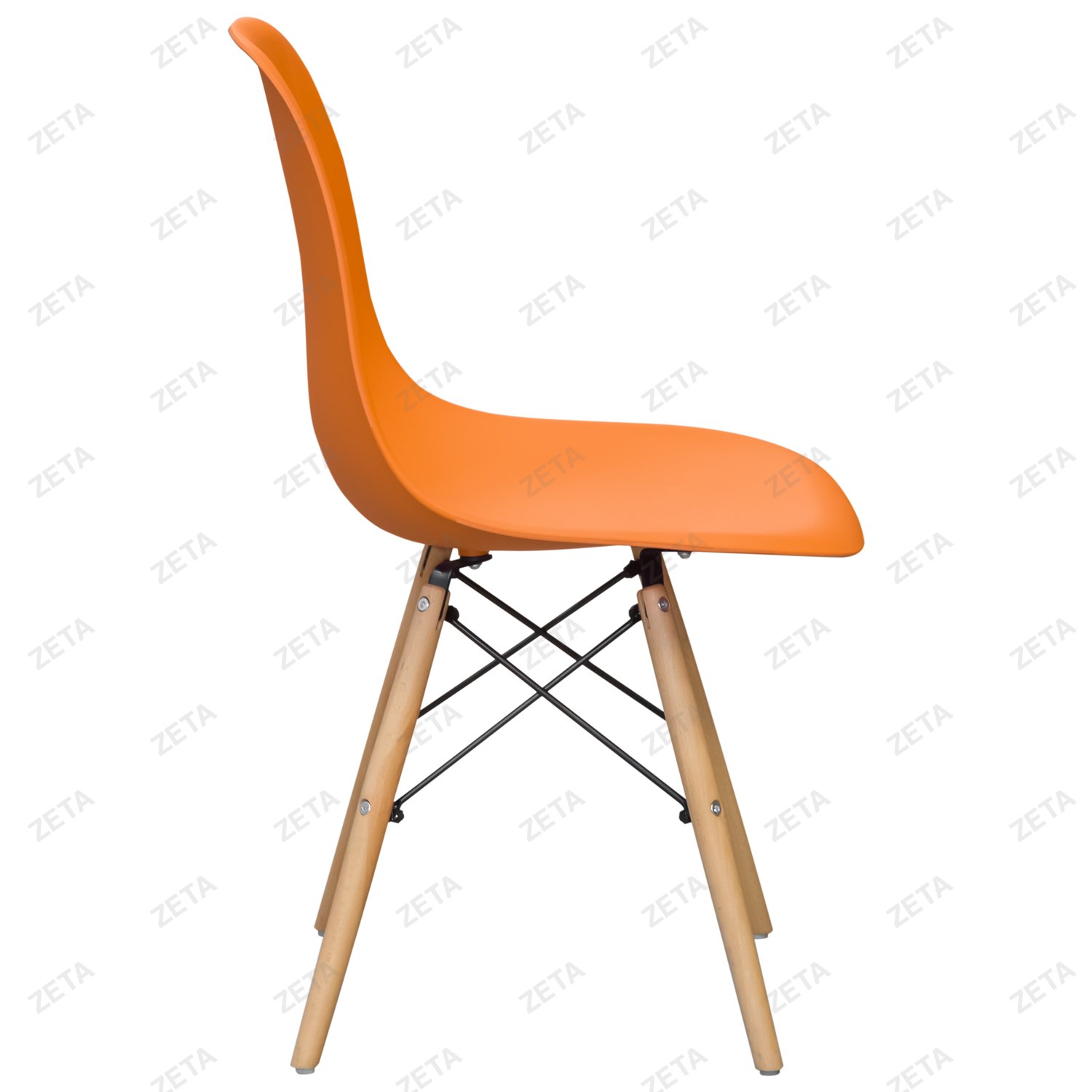 Стул пластиковый "C06" (оранжевый)