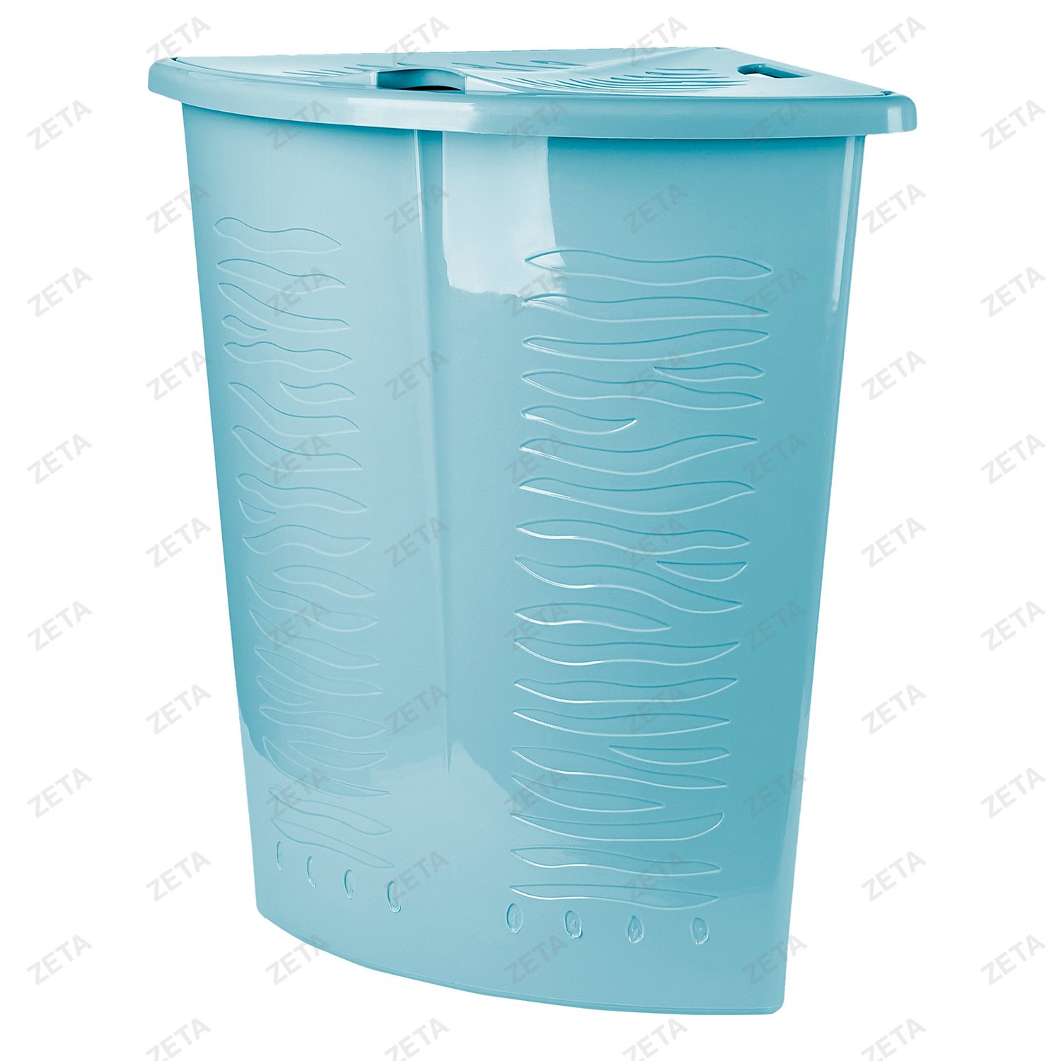 Корзина для белья 40 л. (угловая) "Aqua"