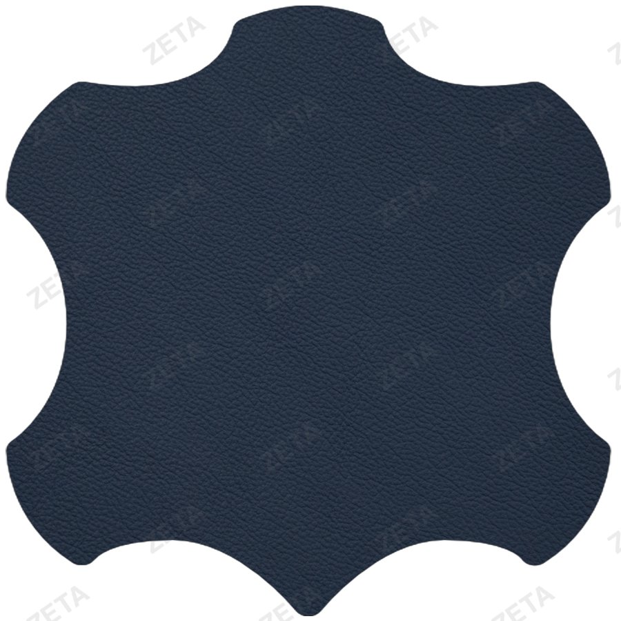 Натуральная кожа "Madras Ocean" №9021 / №6 (синий цвет) - изображение 1