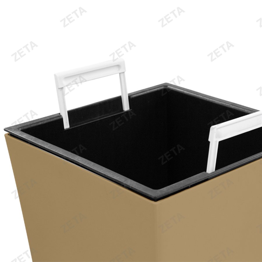 Кашпо для цветов (с внутренним горшком) (Малый) цветное - изображение 3