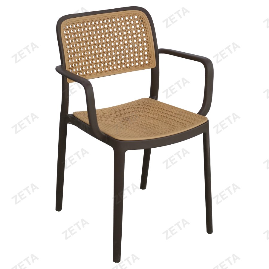 Стул THDC682 (коричнево-бежевый) (ВИ)