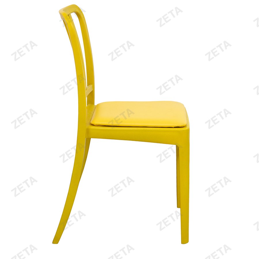 Стул пластиковый "Джеф" с мягким элементом (цветной)