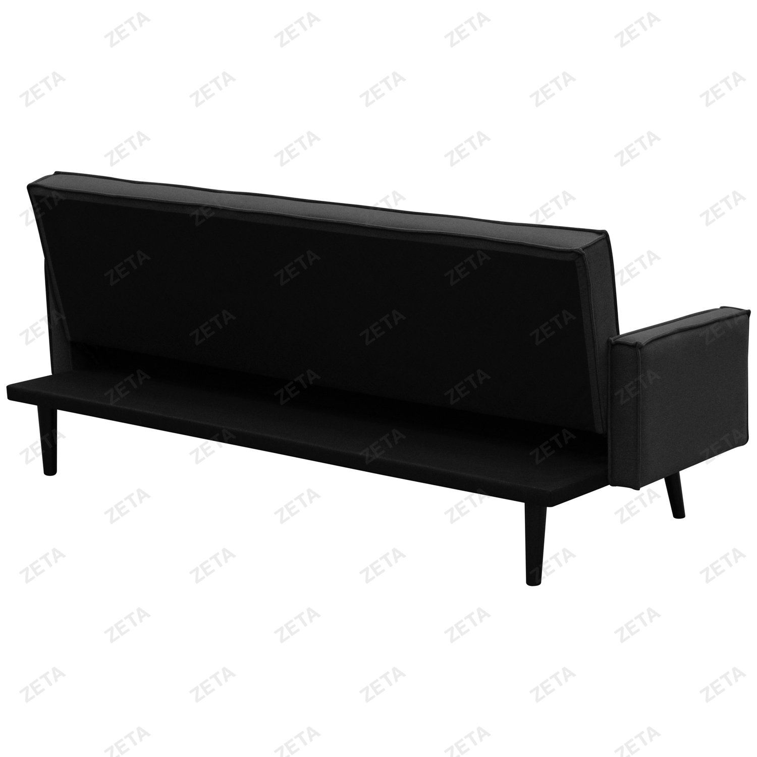 Диван 2LAF-020N6-P3 (черный) (ВИ)