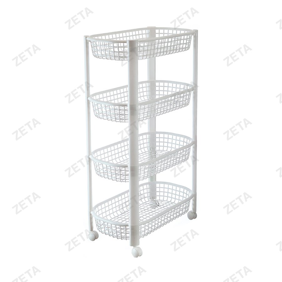 Полка овощная на колесах 4 секции - изображение 2