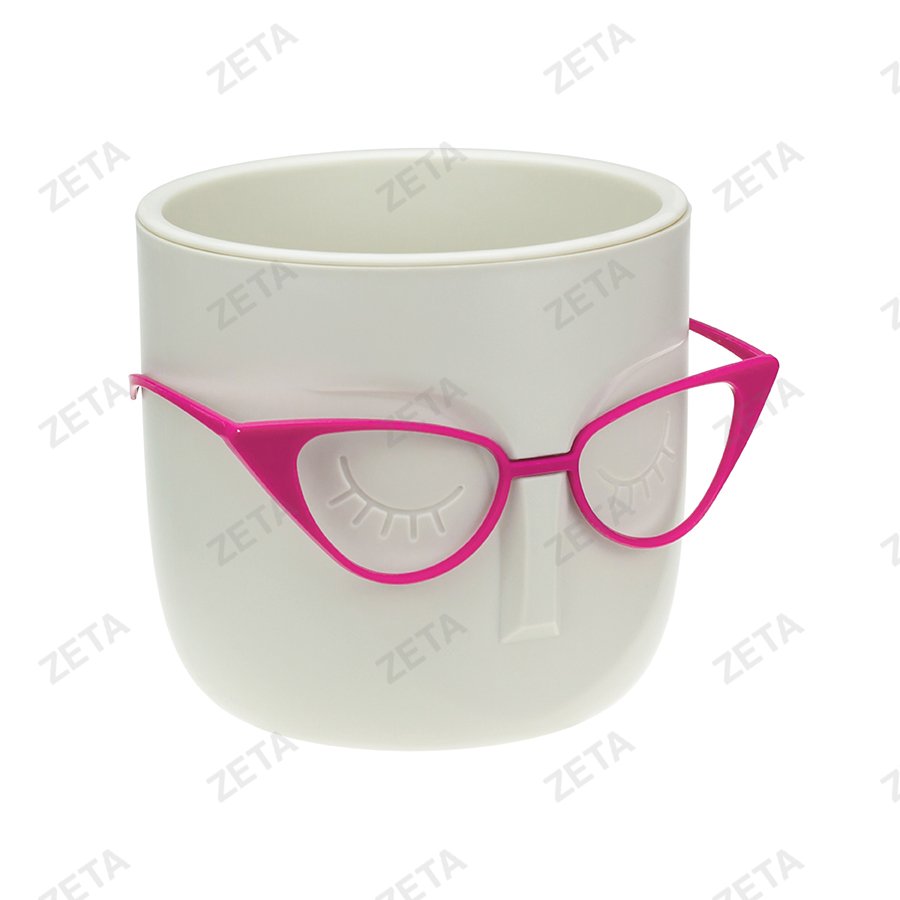 Кашпо 650 мл. d115 мм. "Мари" со вставкой