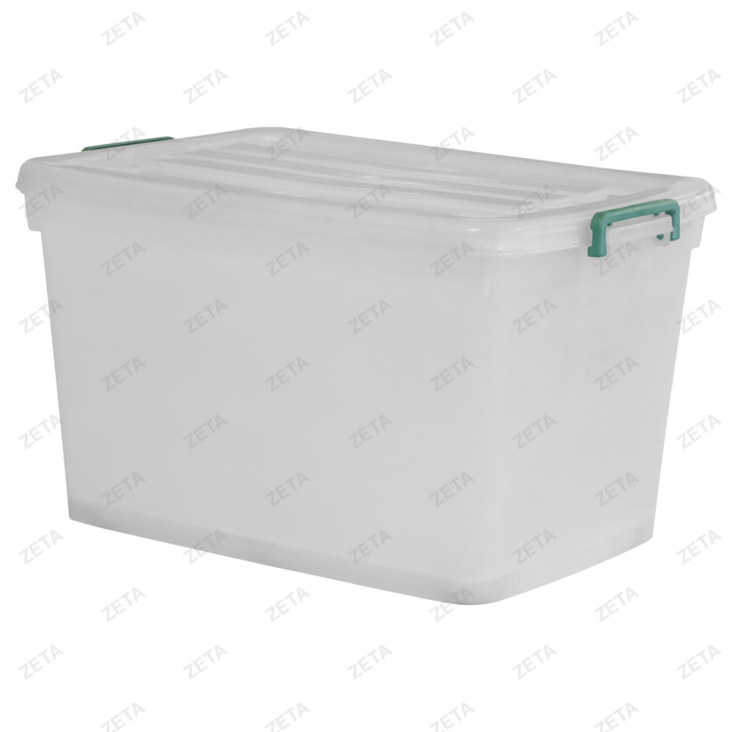 Контейнер пищевой с цветной крышкой на колесиках (пищевой пластик) (82 л.) - изображение 1