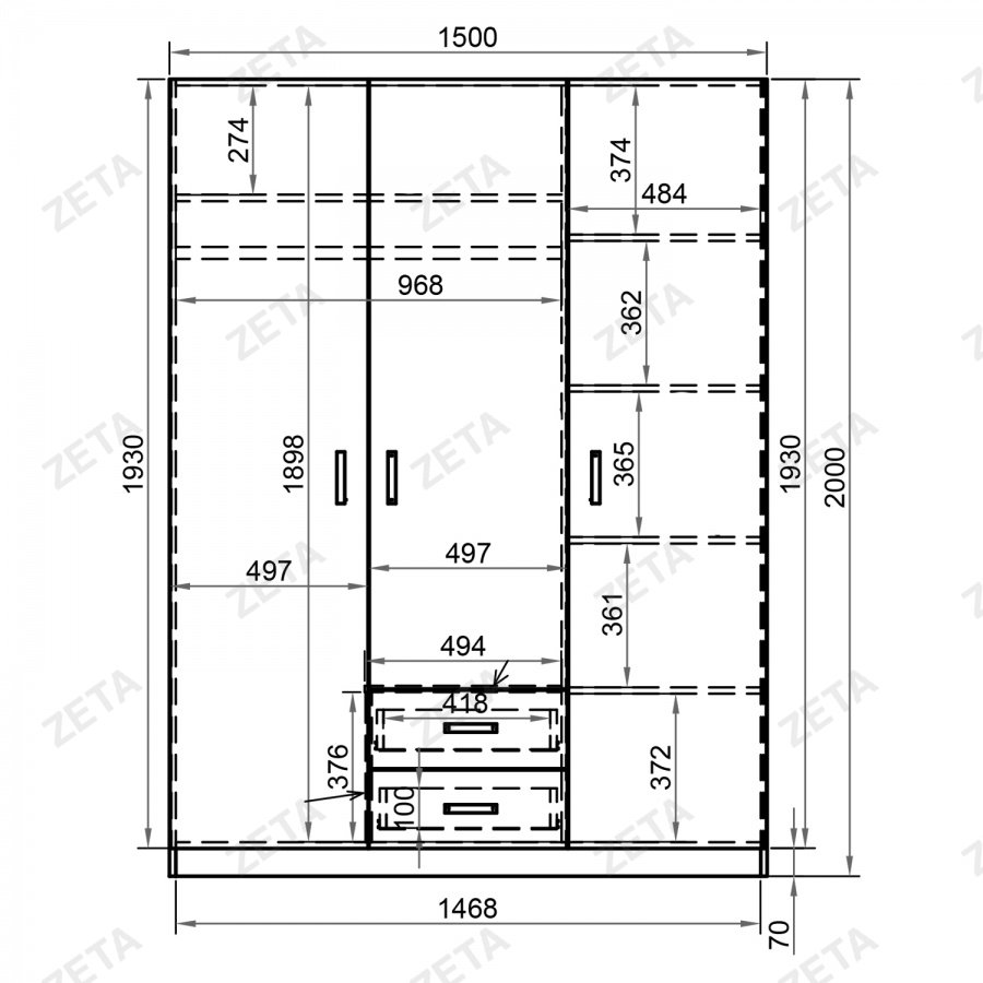 Шкаф "КУЛ ШОК-3"