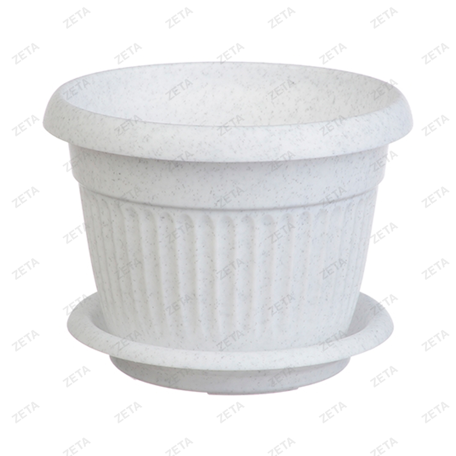 Кашпо 2,8 л. d200 мм. с поддоном "Ливия" №М 3019