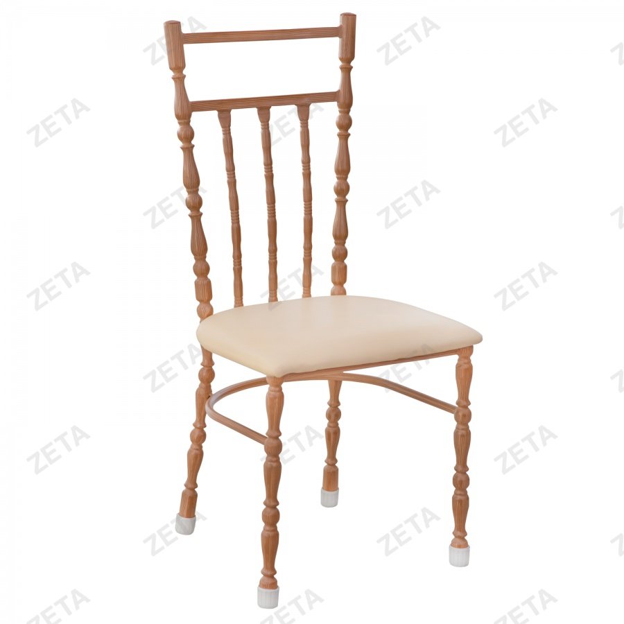 Стул "Мод.150" (покраска под дерево и вальцованная труба)