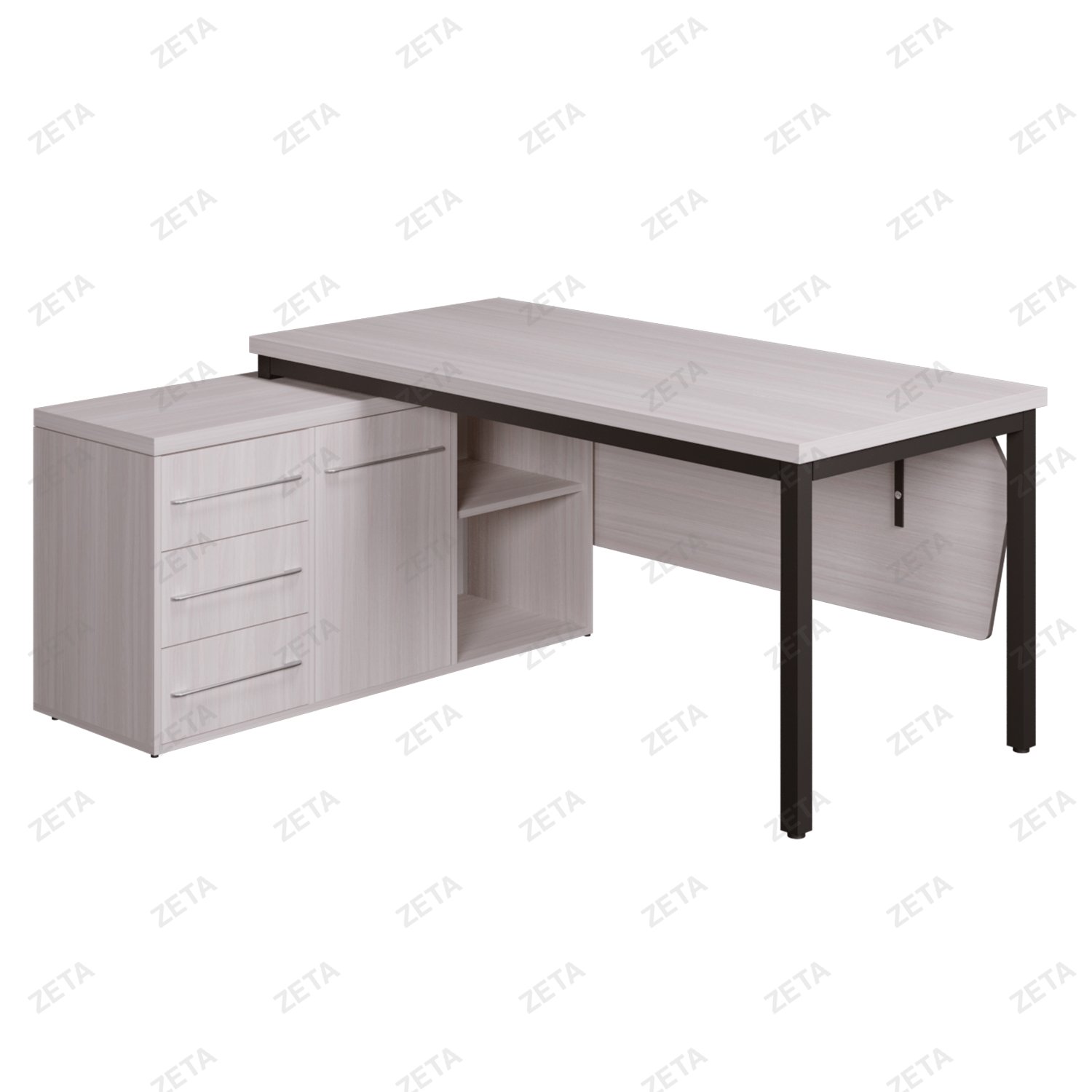 Стол с тумбой "Хантер" (1400х700 мм.)