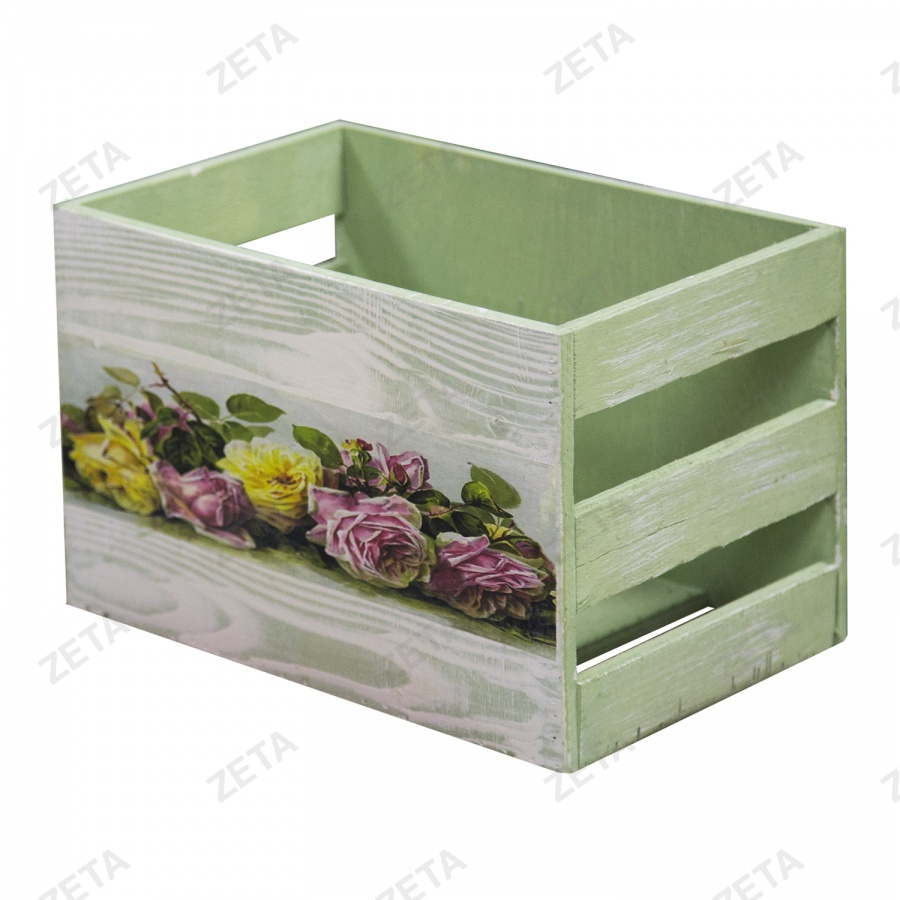 Декоративный ящик из фанеры D15 (с элементом декора)