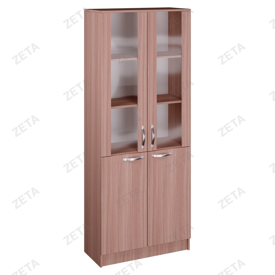 Стеллаж полузакрытый "КУЛ-124" (со стеклом)