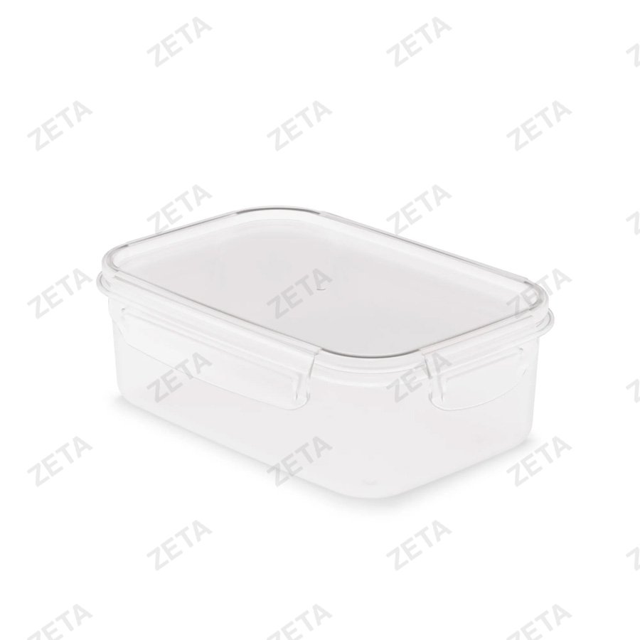 Емкость для СВЧ 1,6 л. "Прайм" прямоугольная на защелках №М8502